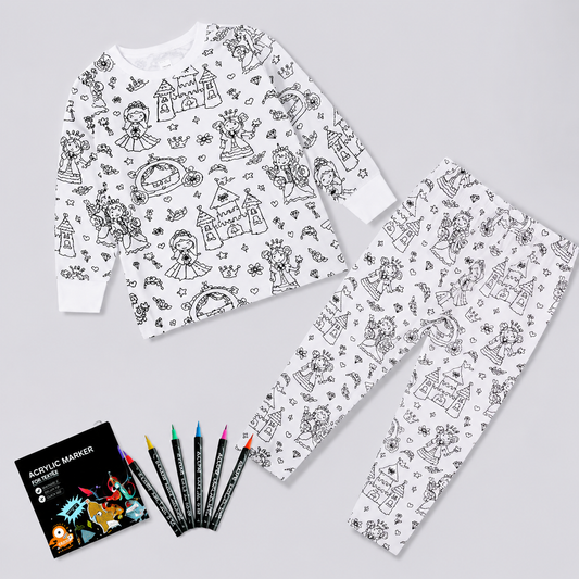 Pijama para colorear
